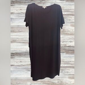 Black Short Sleeve Dress